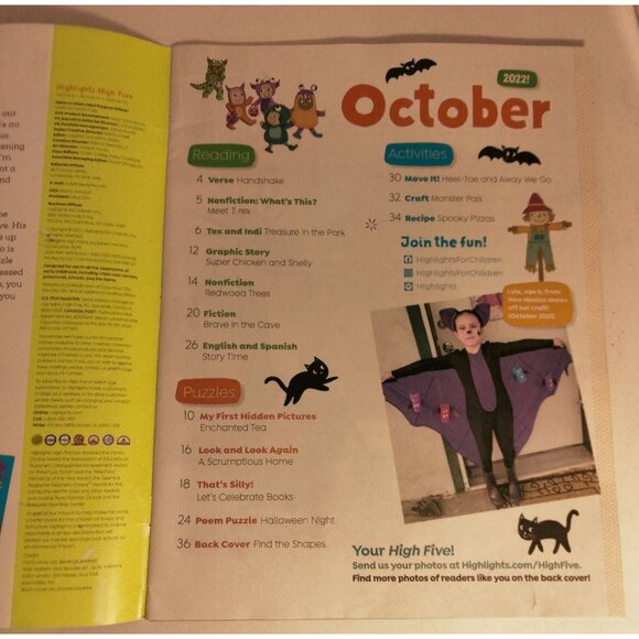 Highlights High five Hang tight October 2022 Halloween - Picture 5 of 7